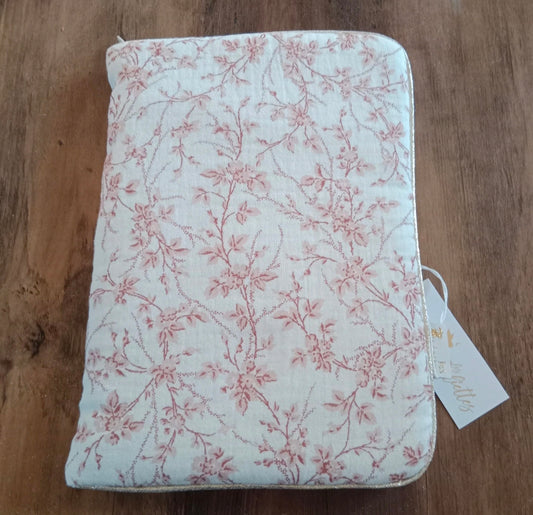 Protège carnet de santé Jouy rose